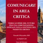 Comunicare in Area Critica - Bergamo 4/11/2022 - save the date