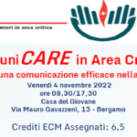 Comunicare in Area Critica - Bergamo 4/11/2022 - save the date
